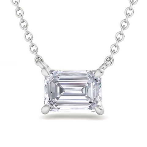 Lab Grown Diamond Necklace | Lab Grown Diamond Solitaire Necklace