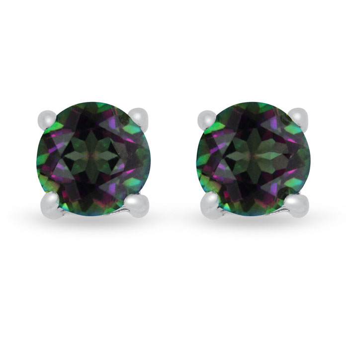 2ct Mystic Topaz Earrings in Sterling Silverr | SuperJeweler.com